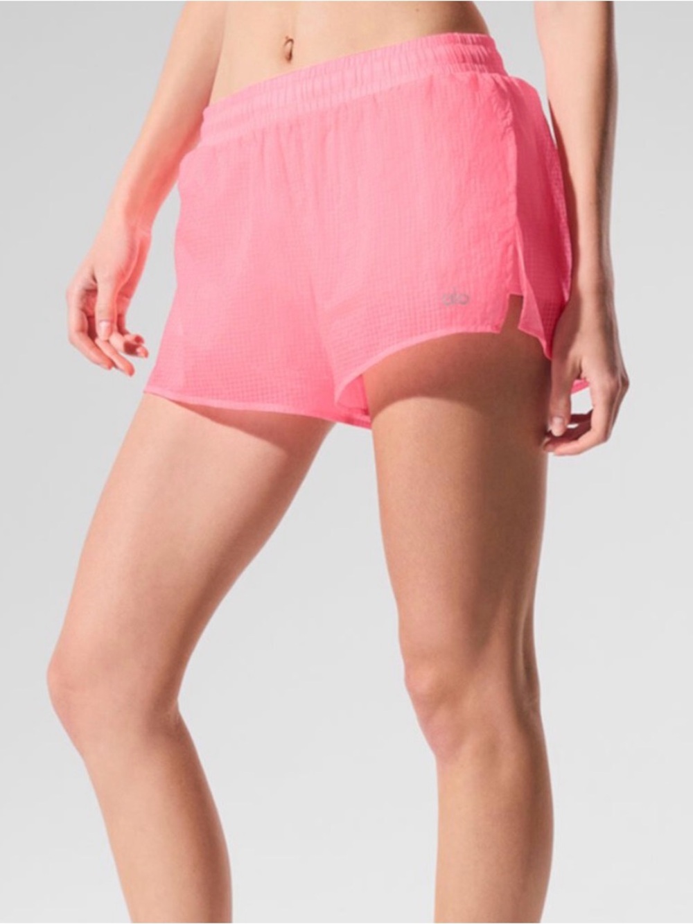 ALO Yoga Game Time Short in Neon Bubblegum, Size Small